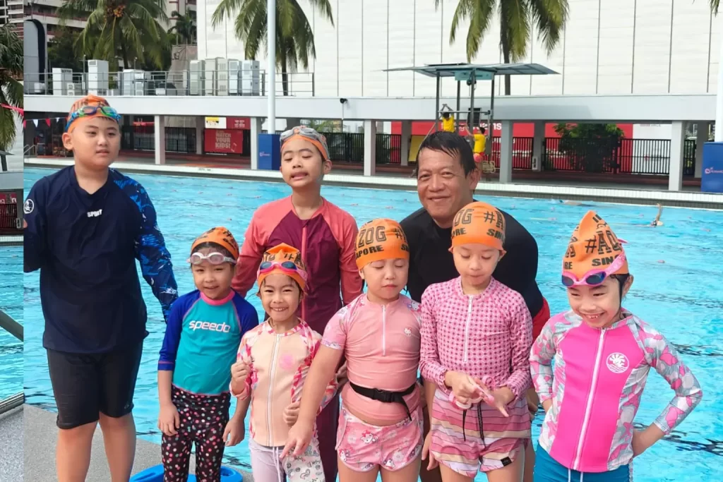 AQZOG Holiday Swim program held in June and Dec every year at Learn to Swim Singapore