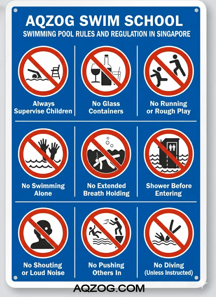 Pool Rules and Water Safety for Learn to Swim Program in Singapore