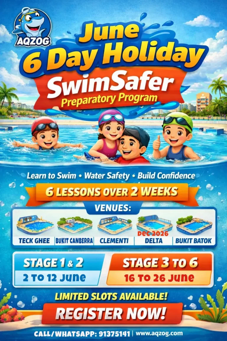 JUNE Holiday MOE SwimSafer at ActiveSG Pools