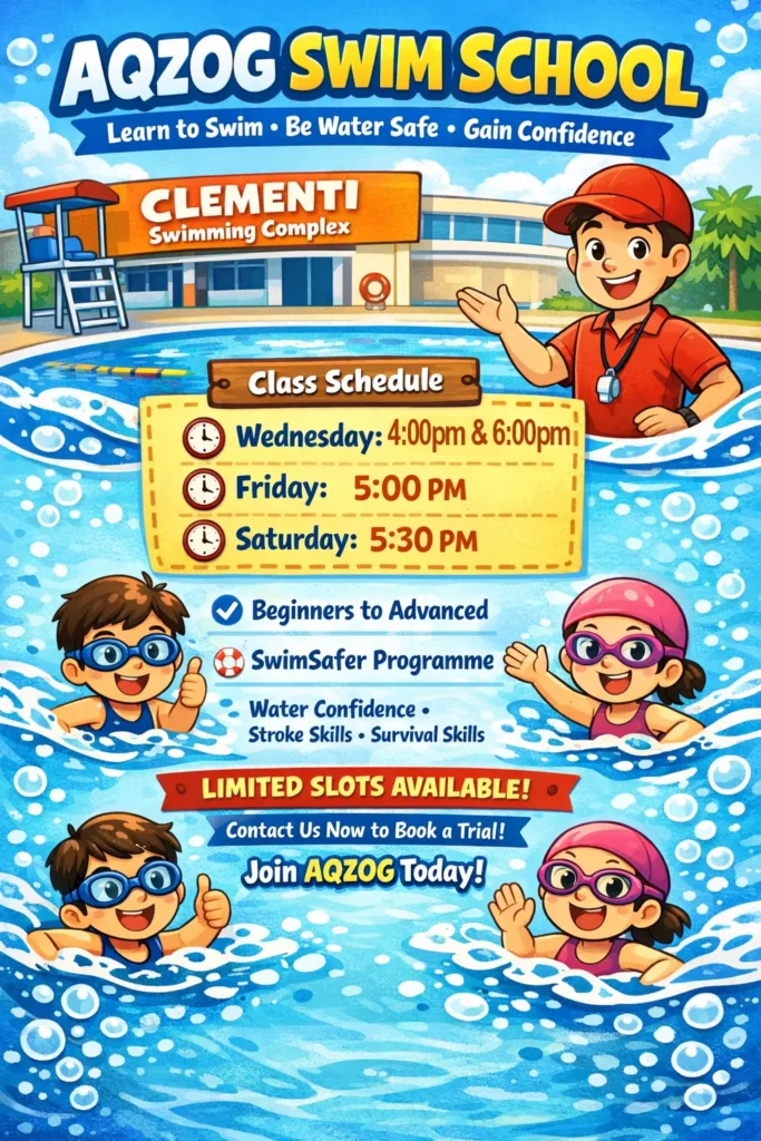 Sign Up Swim Class at Clementi