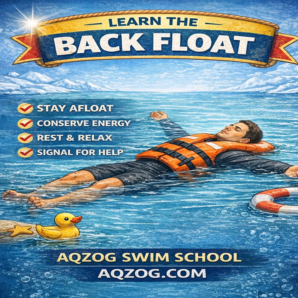 Backfloat with PFD in Swimsafer