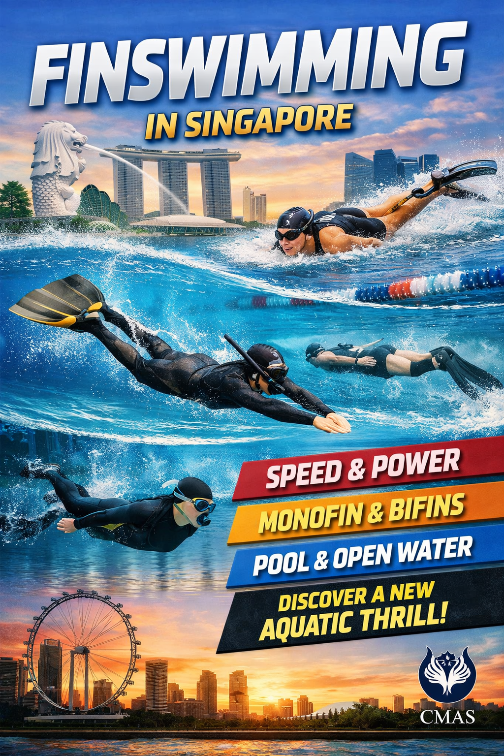 Finswimming in Singapore