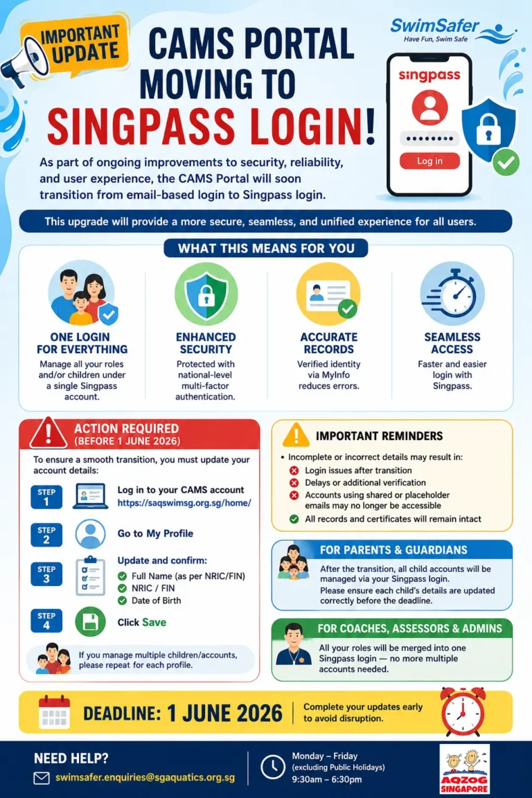 Singpass Login FOR cams