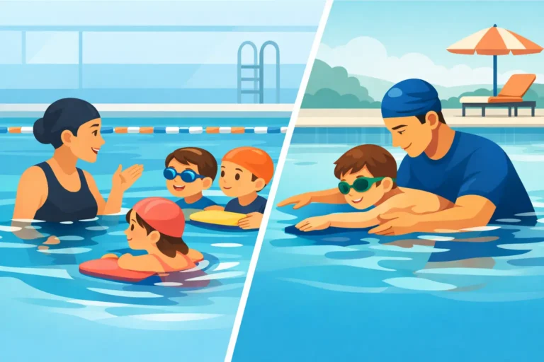 Group vs Private Swimming Lessons