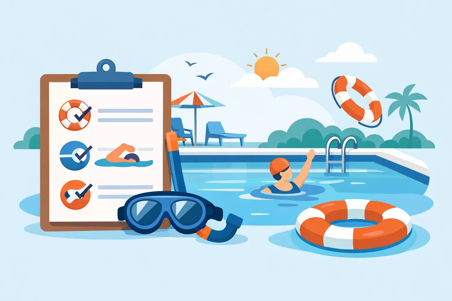 Pool Survival Skills Checklist for Beginners