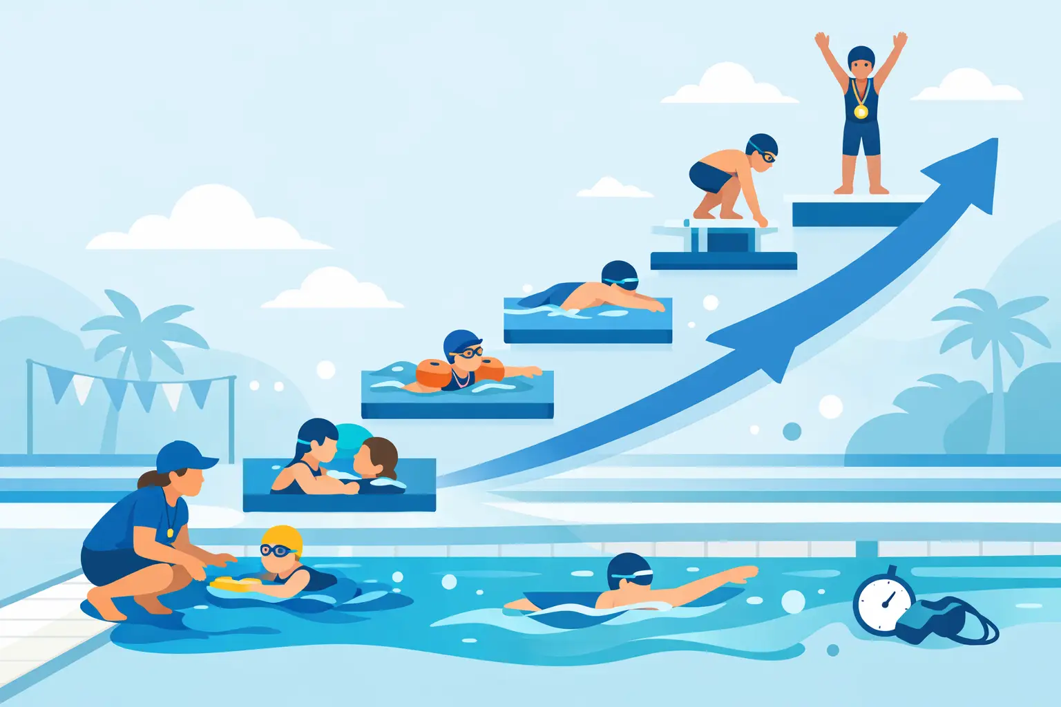 7 Top Benefits of Structured Swim Progression