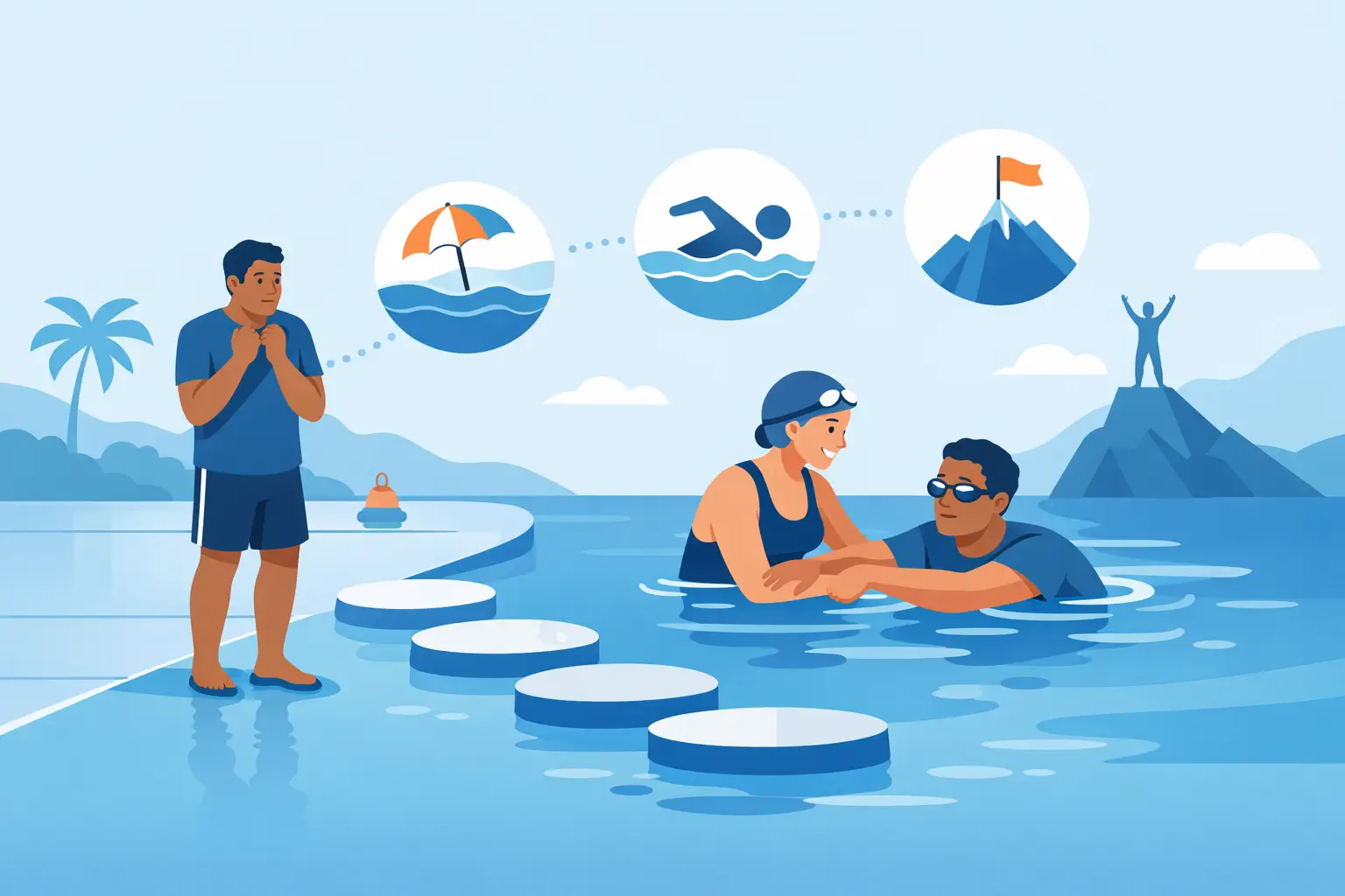 Adult Fear of Water Learning Journey