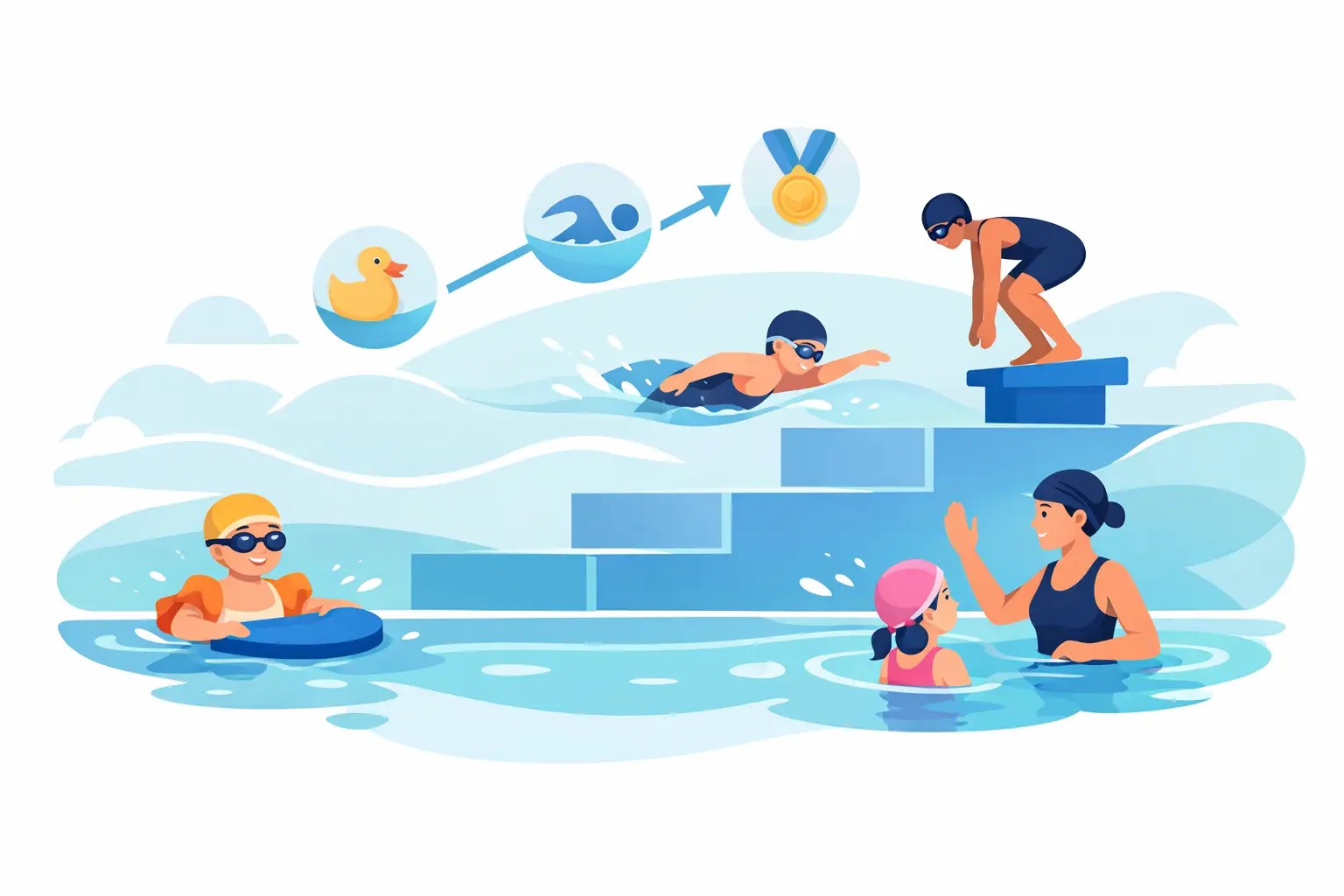 Children Swimming Progression Chart Explained