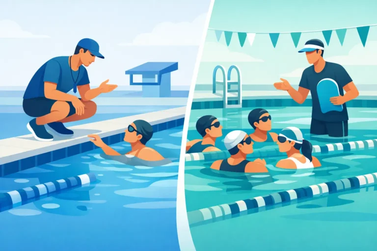 Private Swim Coaching vs Group Classes