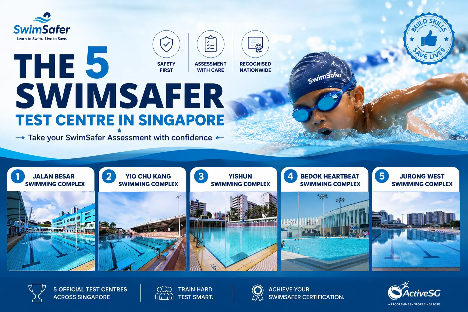 5 Swimsafer Test Centre in Singapore
