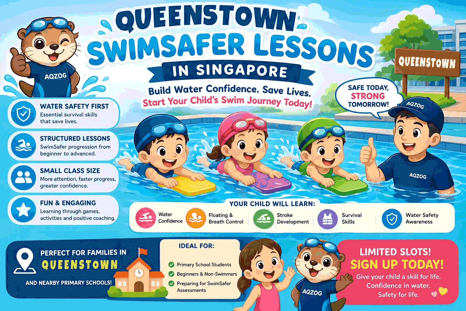 Sign Up Swimsafer Program At Queenstown July 2026 in Singapore.