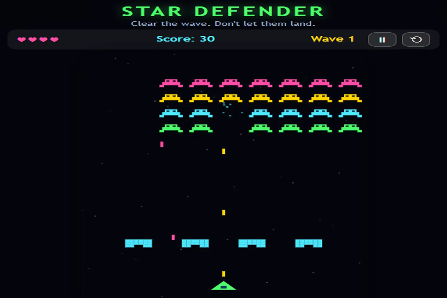 Space invader for swimsafer stage 5