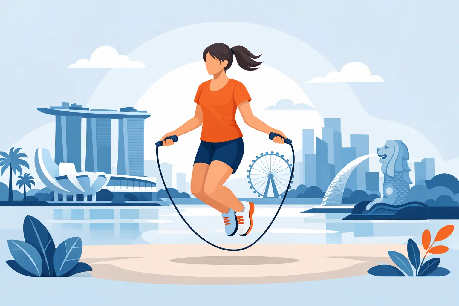 Jump Rope Basic Tricks in Singapore for Beginners