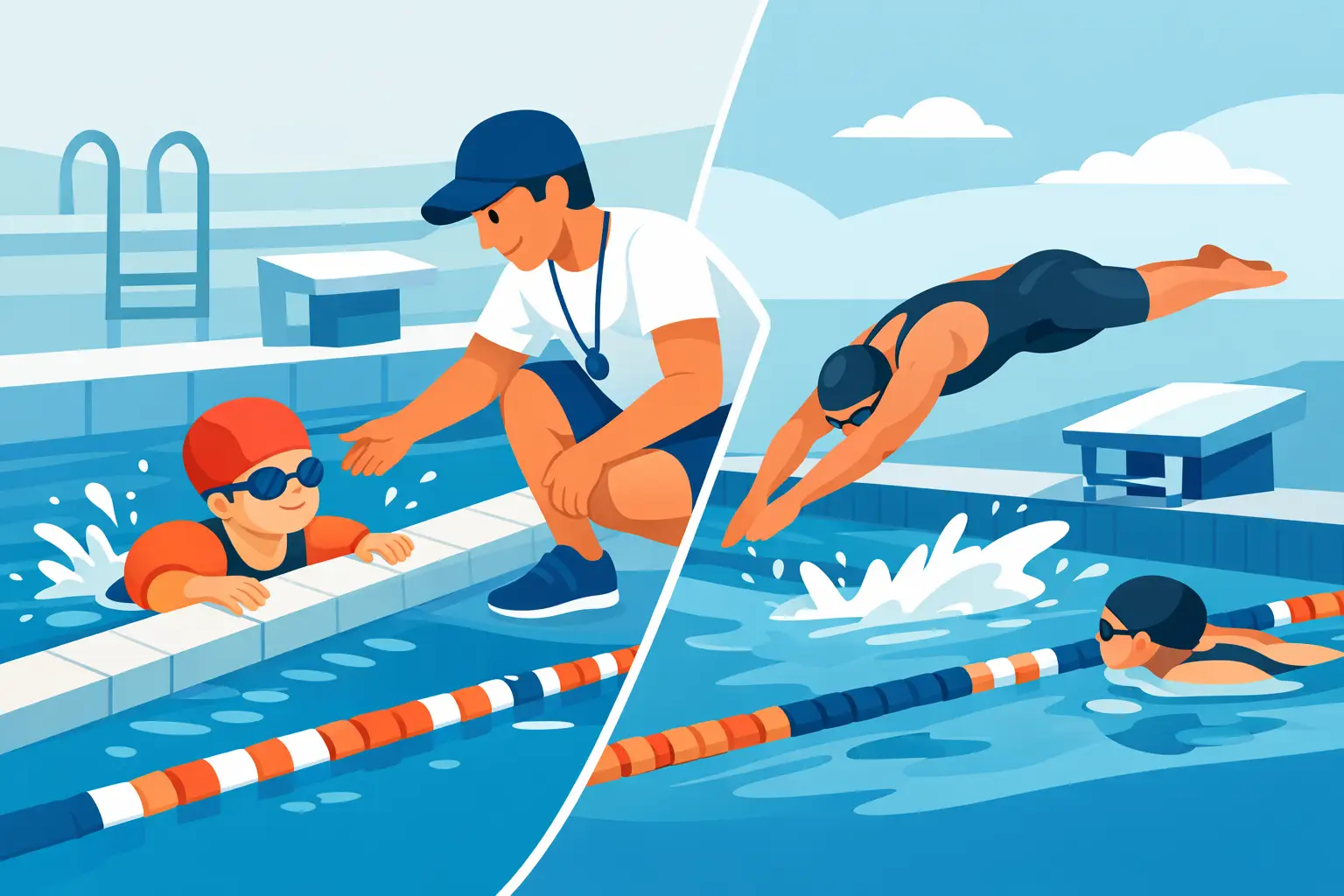 Every Competitive Swimmer Started as a Beginner Too