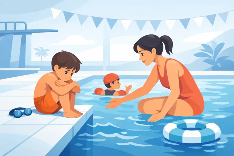 Why Is My Child Afraid of Swimming? What Parents Can Do