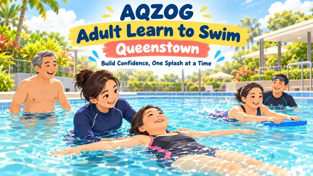 adult learn to swim at queenstown