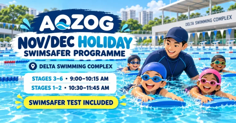 November/December Holiday SwimSafer Programme at Delta Swimming Complex