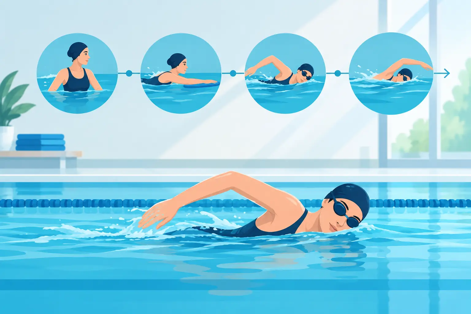 Guide to Adult Swimming Progression for Beginners